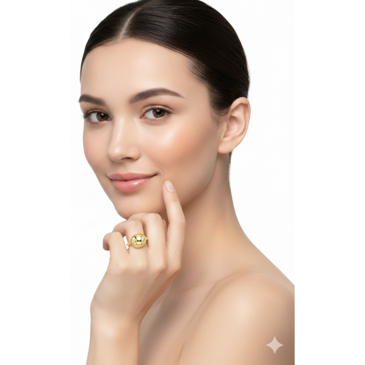 14K Yellow Gold Classic Signet Ring