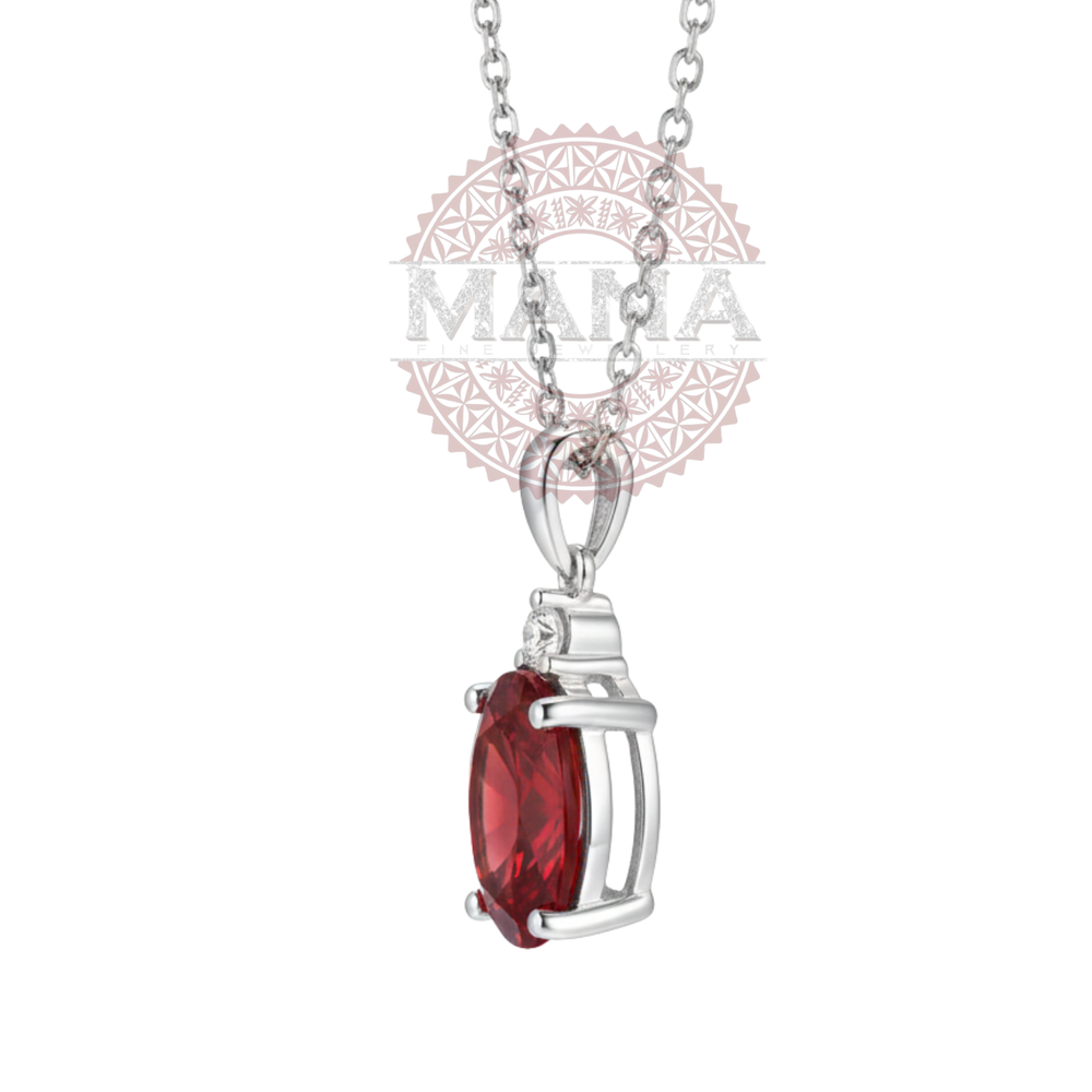 PD1408-7 14KW  SEMI PREC BIRTHSTONE PEND