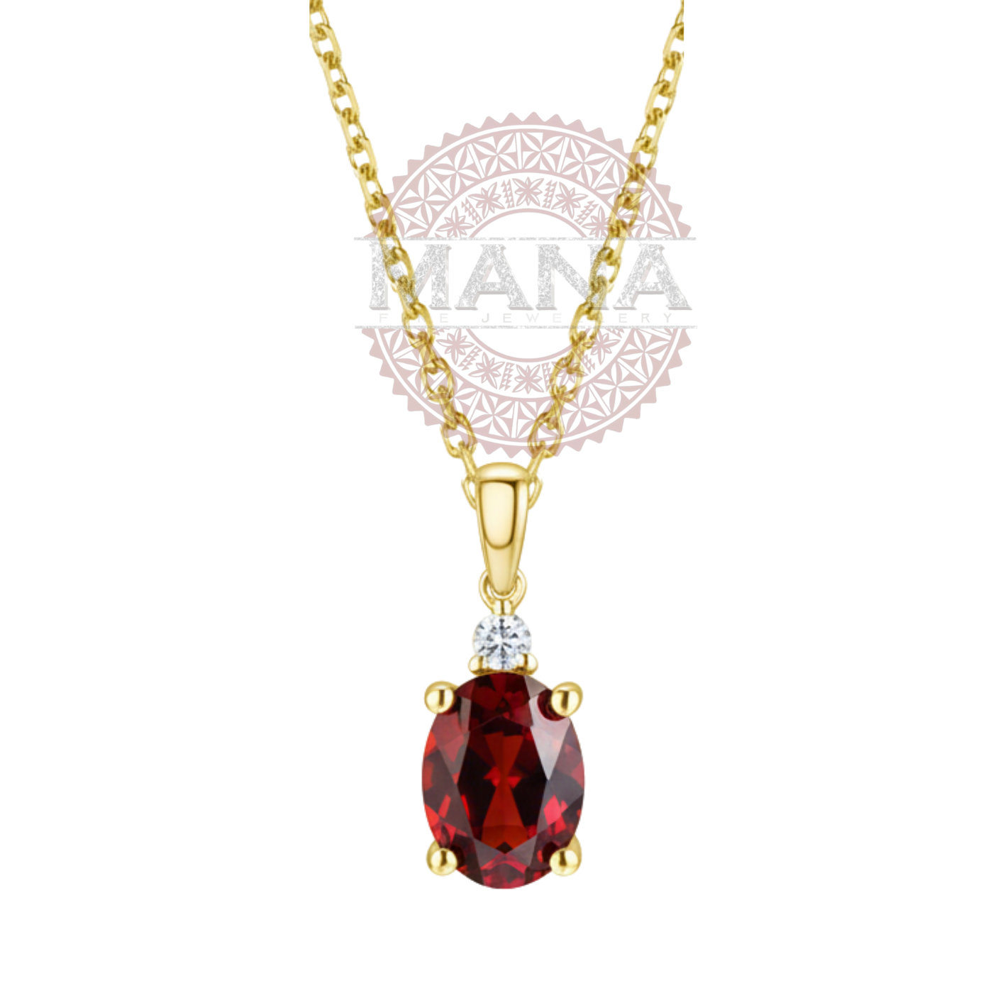 14KW  SEMI PREC BIRTHSTONE PEND