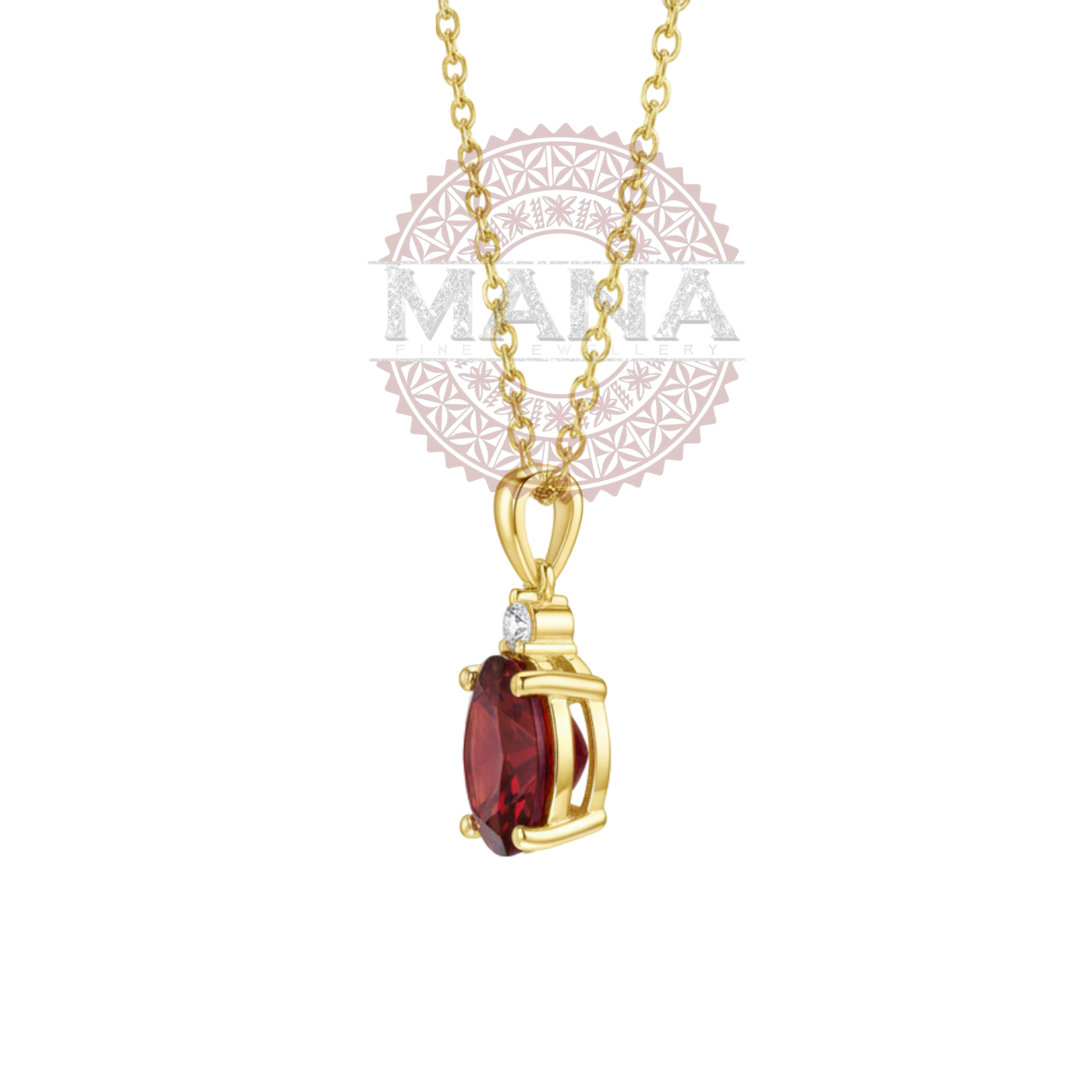 14KW  SEMI PREC BIRTHSTONE PEND