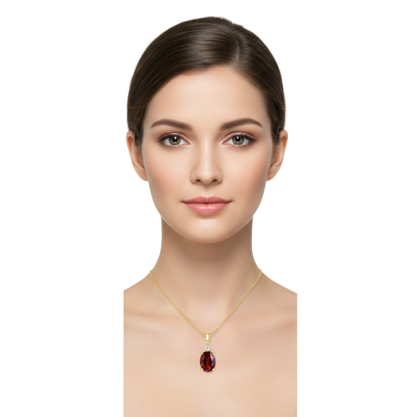 14KW  SEMI PREC BIRTHSTONE PEND