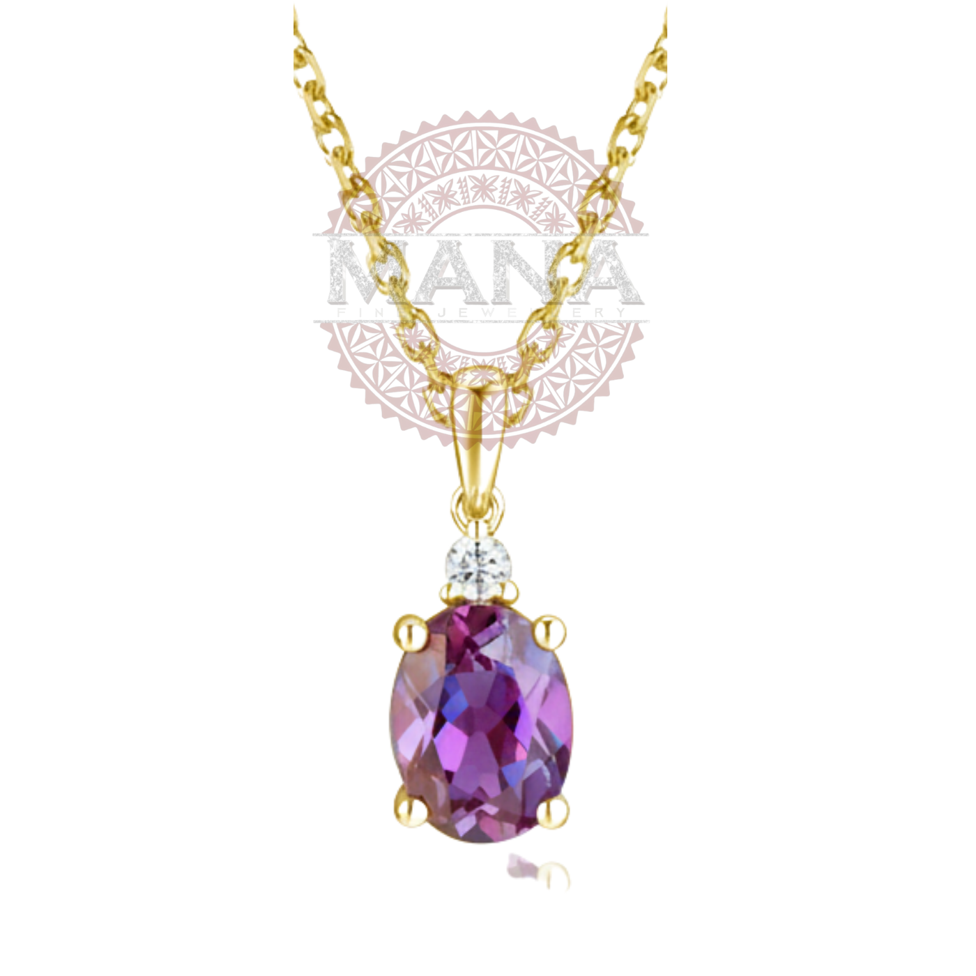 PD1408-2 14KW  SEMI PREC BIRTHSTONE PEND