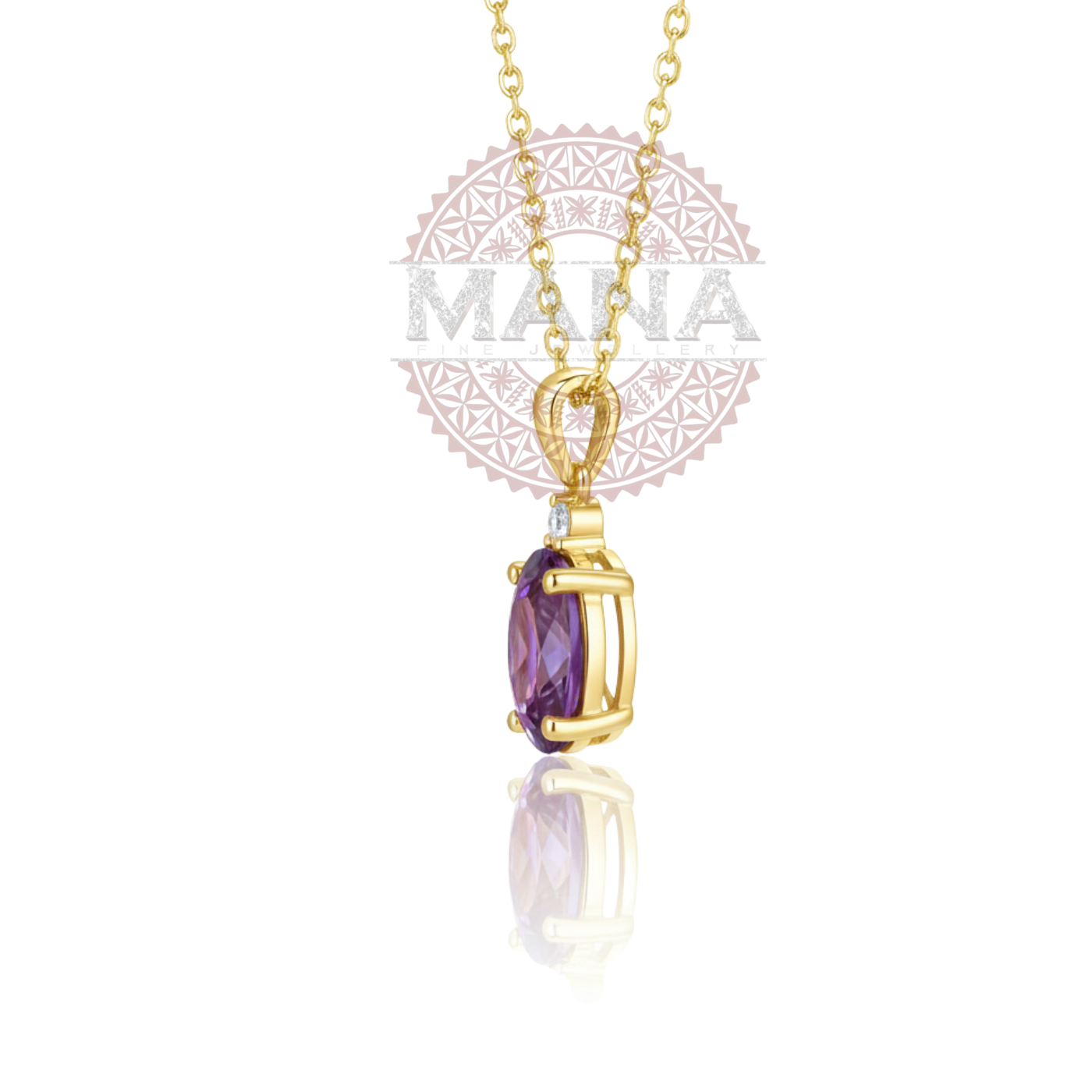 PD1408-2 14KW  SEMI PREC BIRTHSTONE PEND