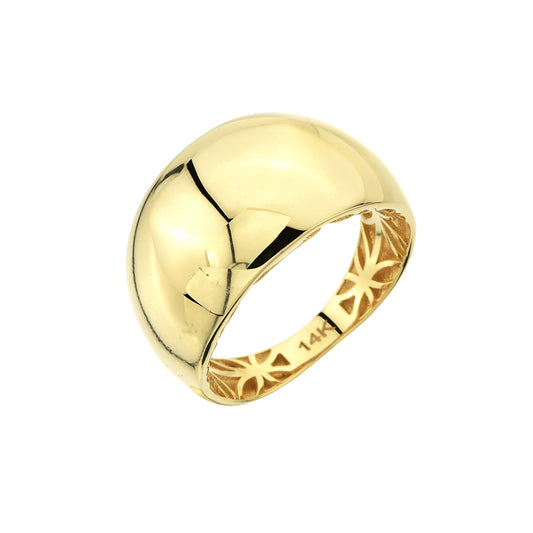 14K Yellow Gold Classic Signet Ring