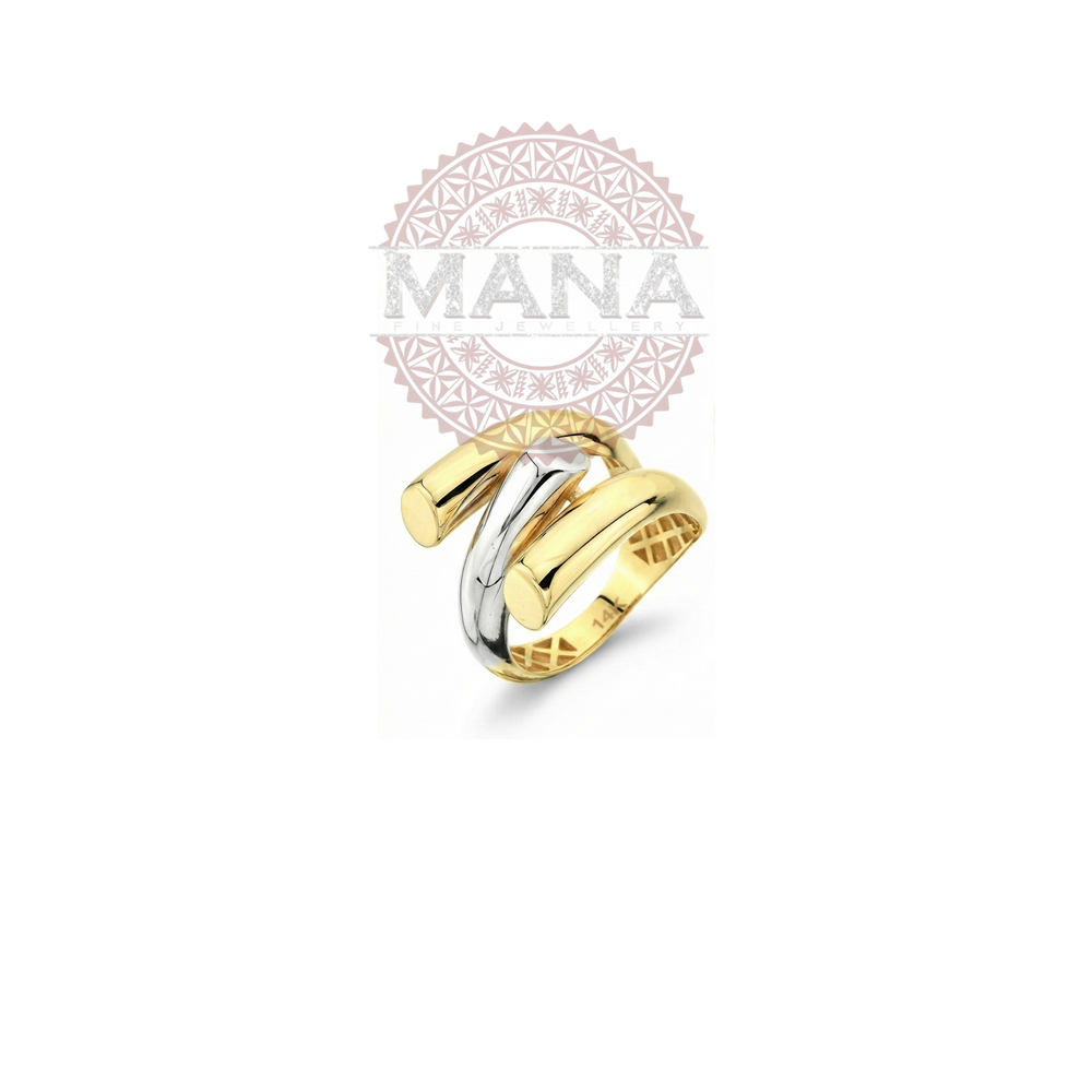 Yellow Gold Interwoven Band Ring