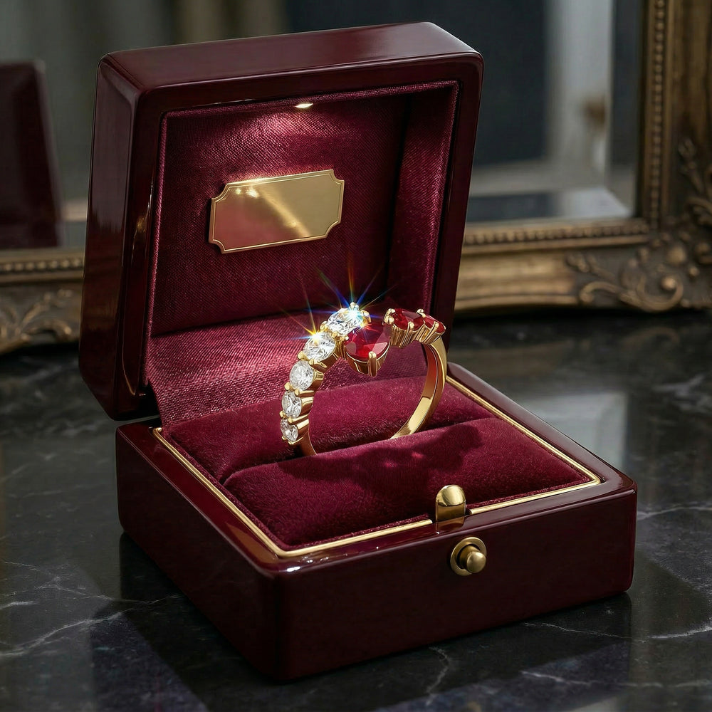 14KY PREC COLOR PRONG SET  RING