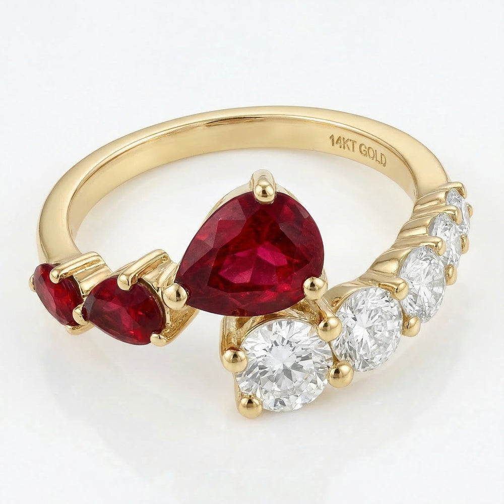 14KY PREC COLOR PRONG SET  RING