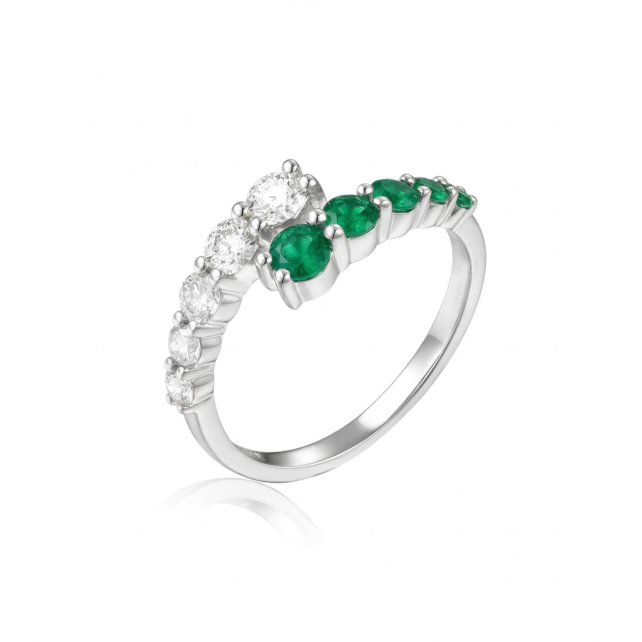 14KW PREC COLOR PRONG SET RING – ManaFineJewelry
