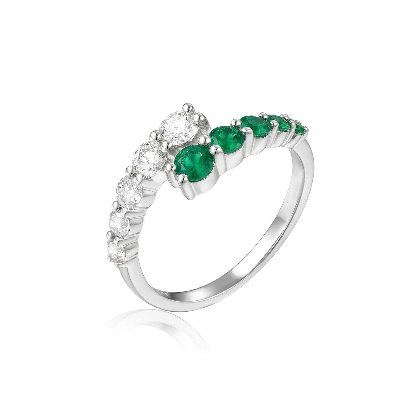 14KW PREC COLOR PRONG SET  RING