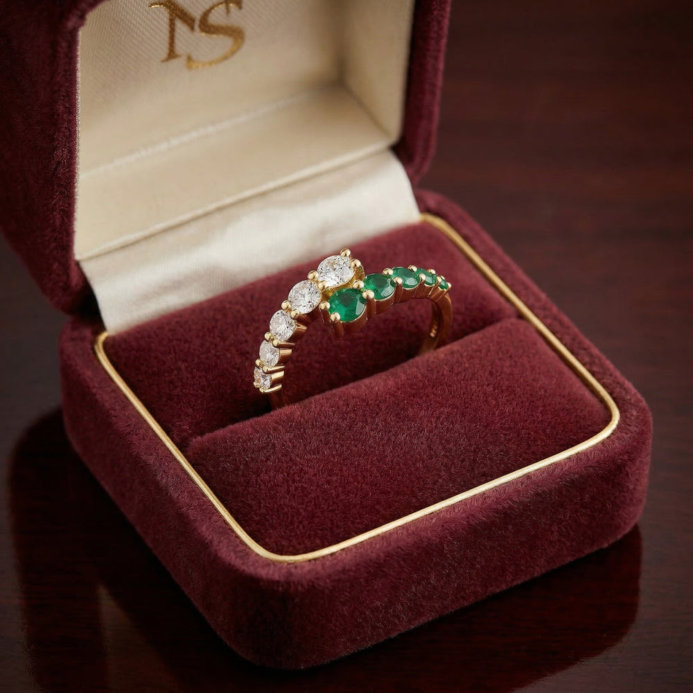 14KY PREC COLOR PRONG SET  RING