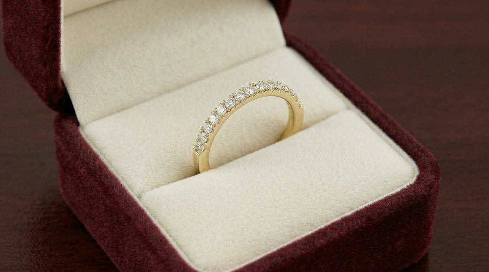 14KY DIAMOND U PRONG  BAND RING