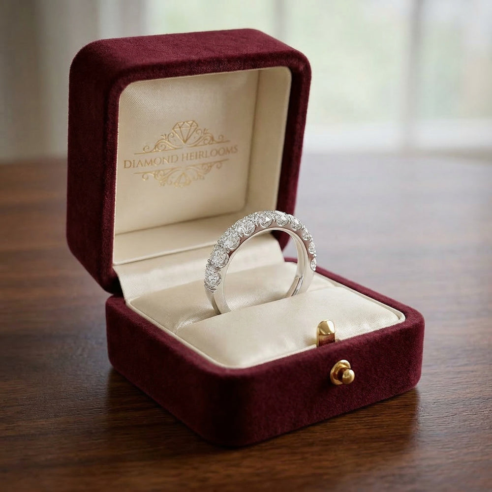 14KW DIAMOND U PRONG  BAND RING