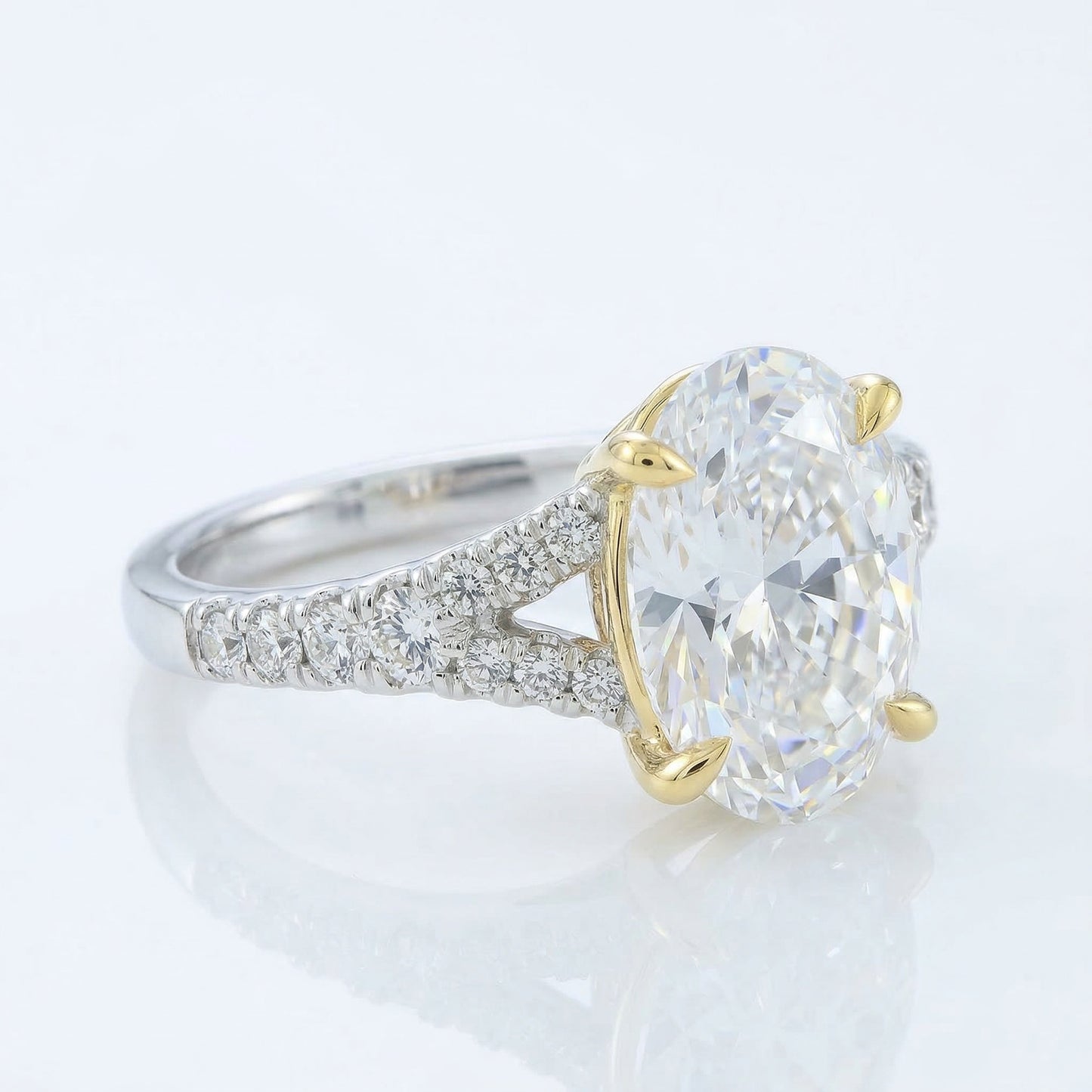 14KW/Y DIAMOND  SEMIMOUNT RING