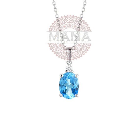 PD1408-9 14KW  SEMI PREC BIRTHSTONE PEND