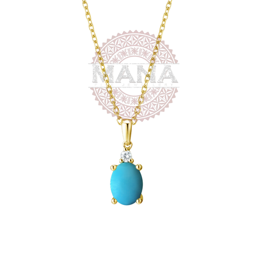 PD1408-6 14KW  SEMI PREC BIRTHSTONE PEND