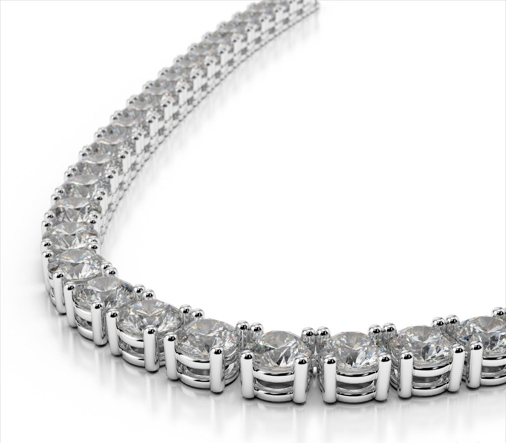 14KW DIAMOND 4 PRONG TENNIS NECK