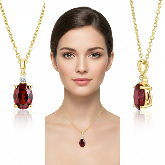 14KW  SEMI PREC BIRTHSTONE PEND