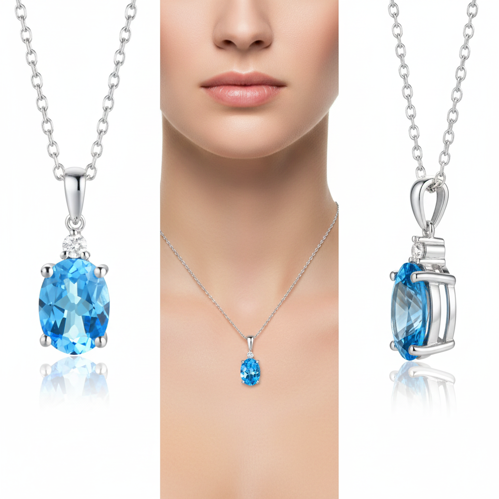 PD1408-9 14KW  SEMI PREC BIRTHSTONE PEND
