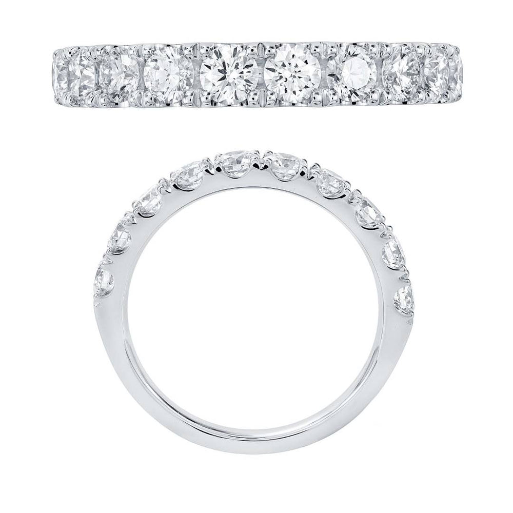 14KW DIAMOND U PRONG  BAND RING