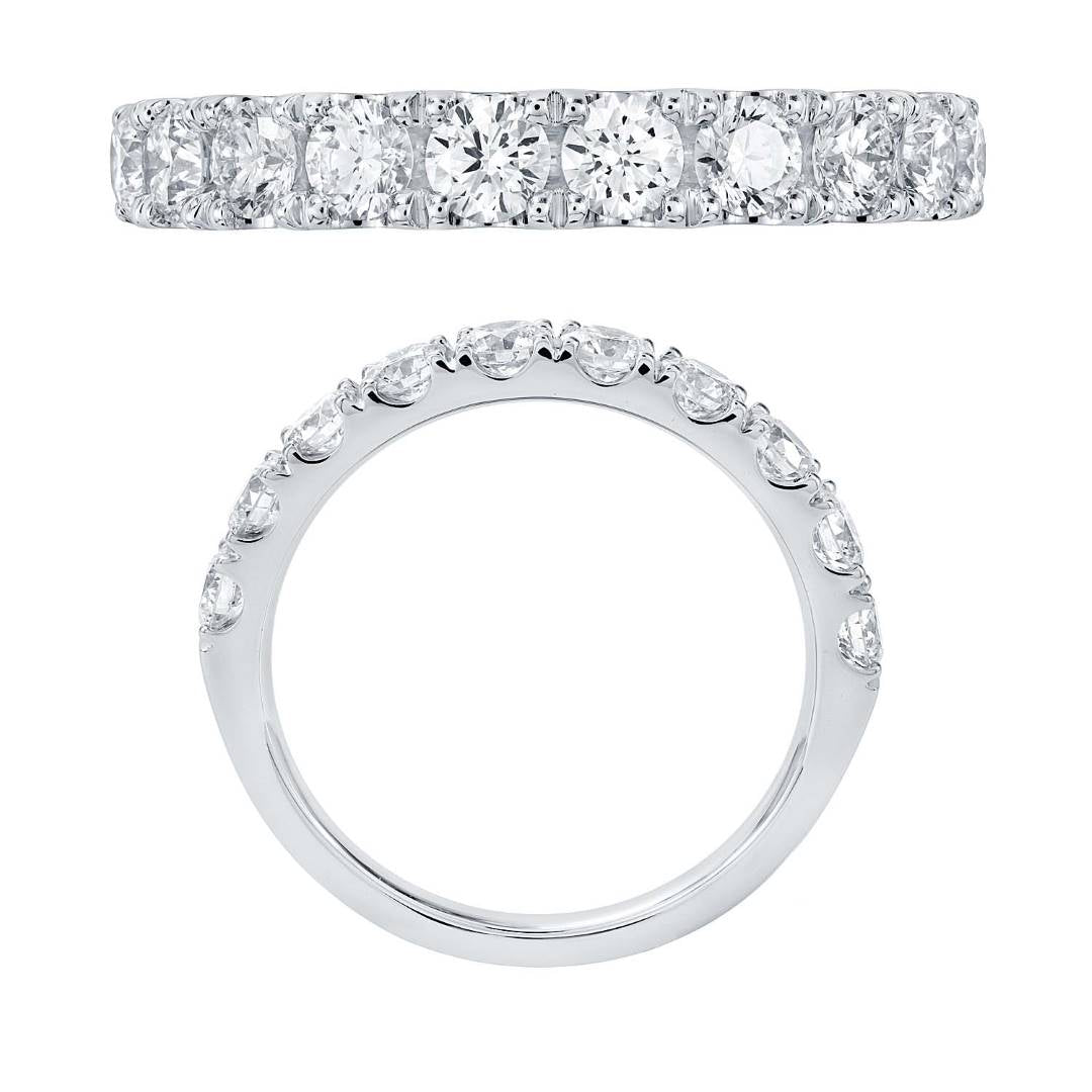 14KW DIAMOND U PRONG  BAND RING