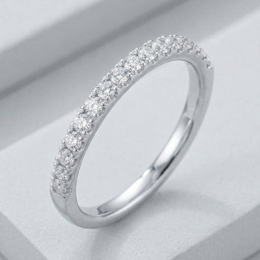 14KW DIAMOND U PRONG  BAND RING