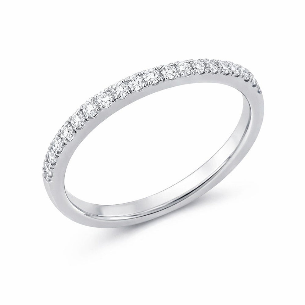 14KW DIAMOND U PRONG BAND RING
