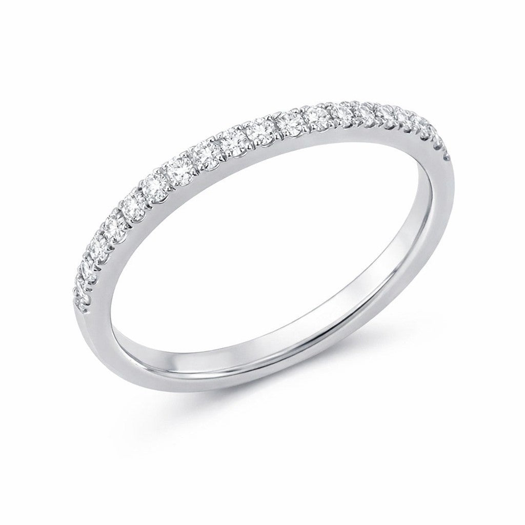 14KW DIAMOND U PRONG BAND RING