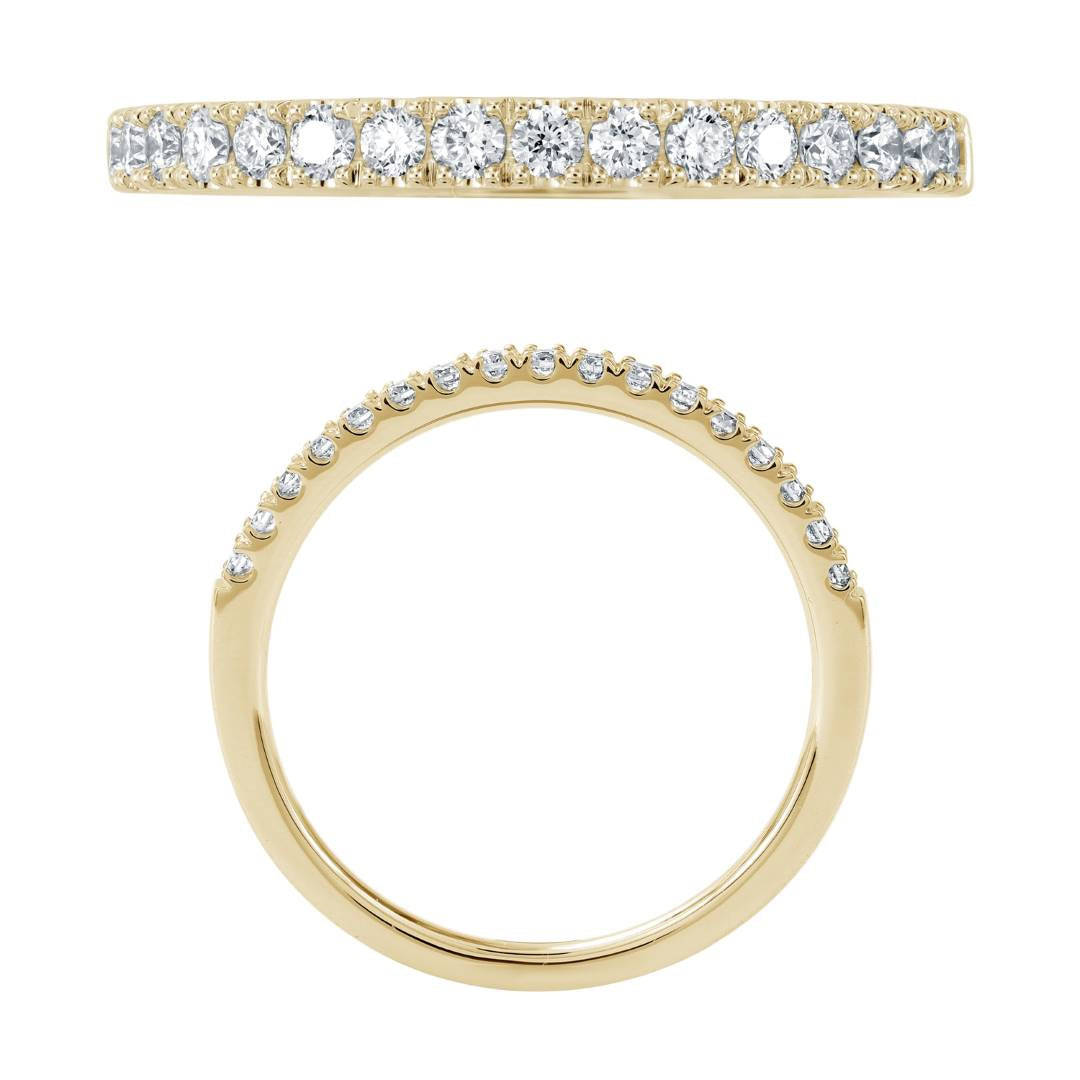 14KY DIAMOND U PRONG  BAND RING