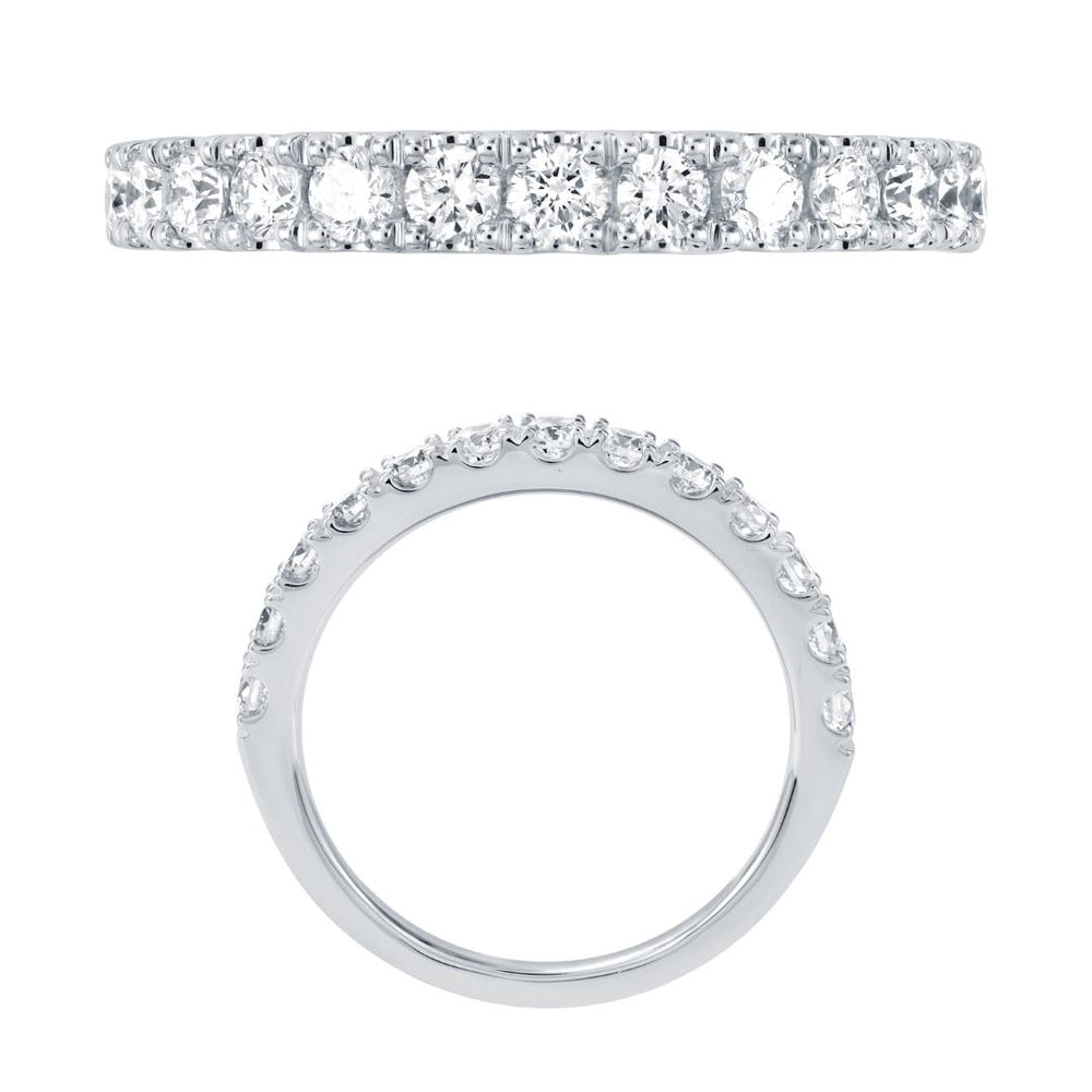 14KW DIAMOND U PRONG  BAND RING
