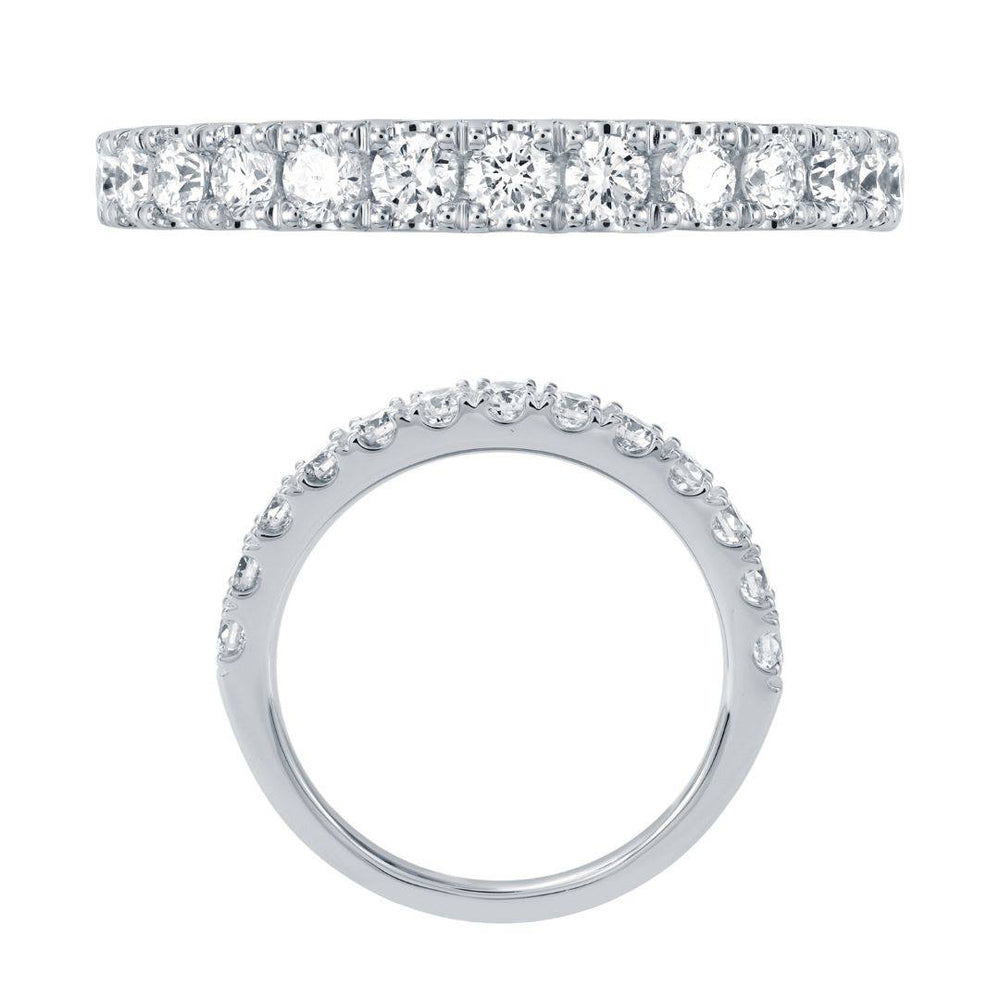 14KW DIAMOND U PRONG  BAND RING