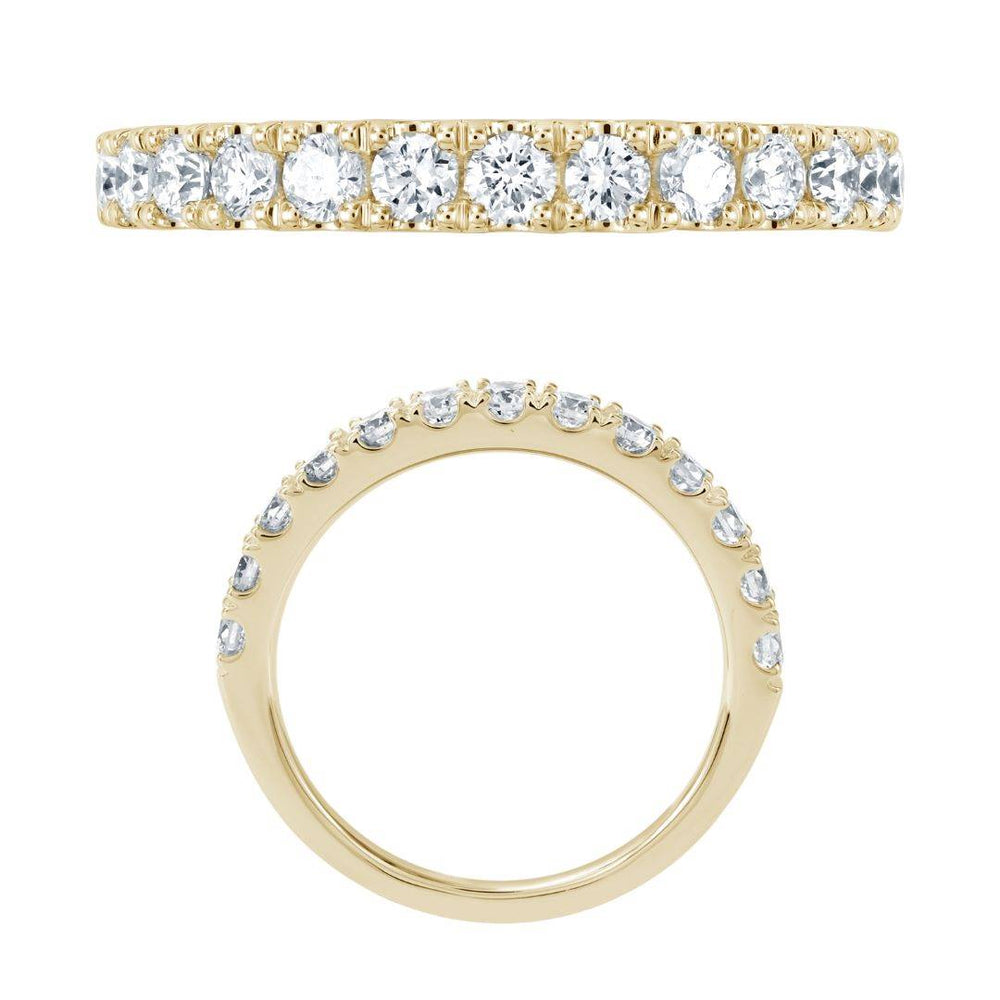 14KY DIAMOND U PRONG  BAND RING