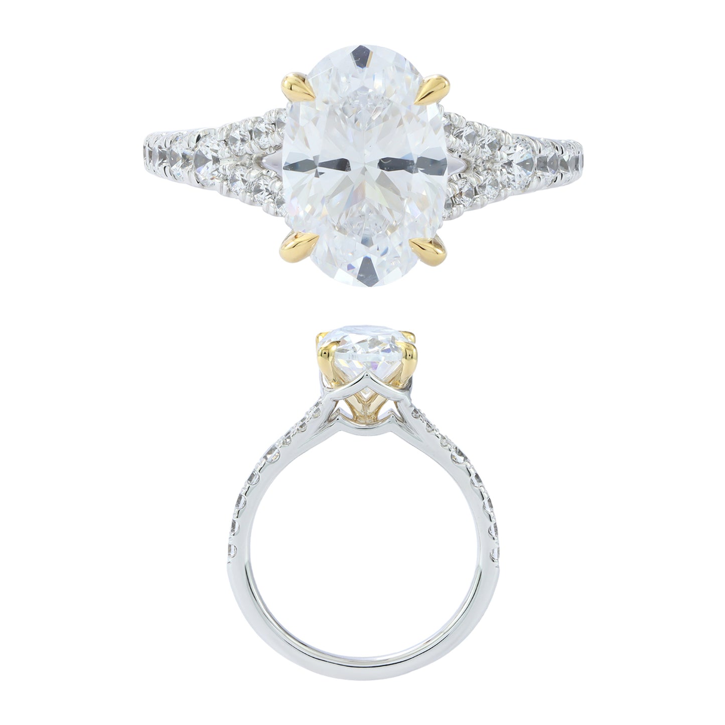 14KW/Y DIAMOND  SEMIMOUNT RING