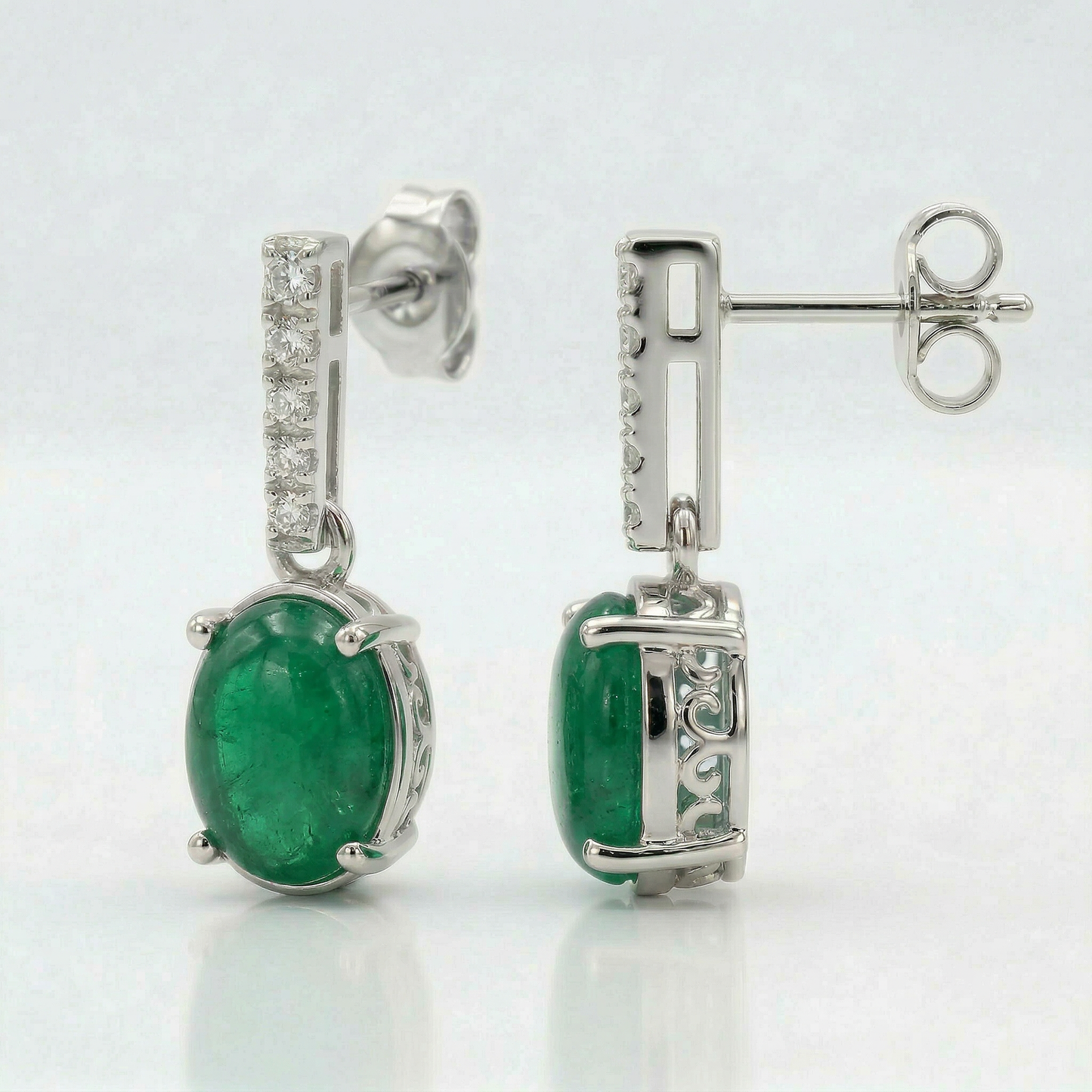 14KW  PREC COLOR CLASSIC BIRTHSTONE EARRING