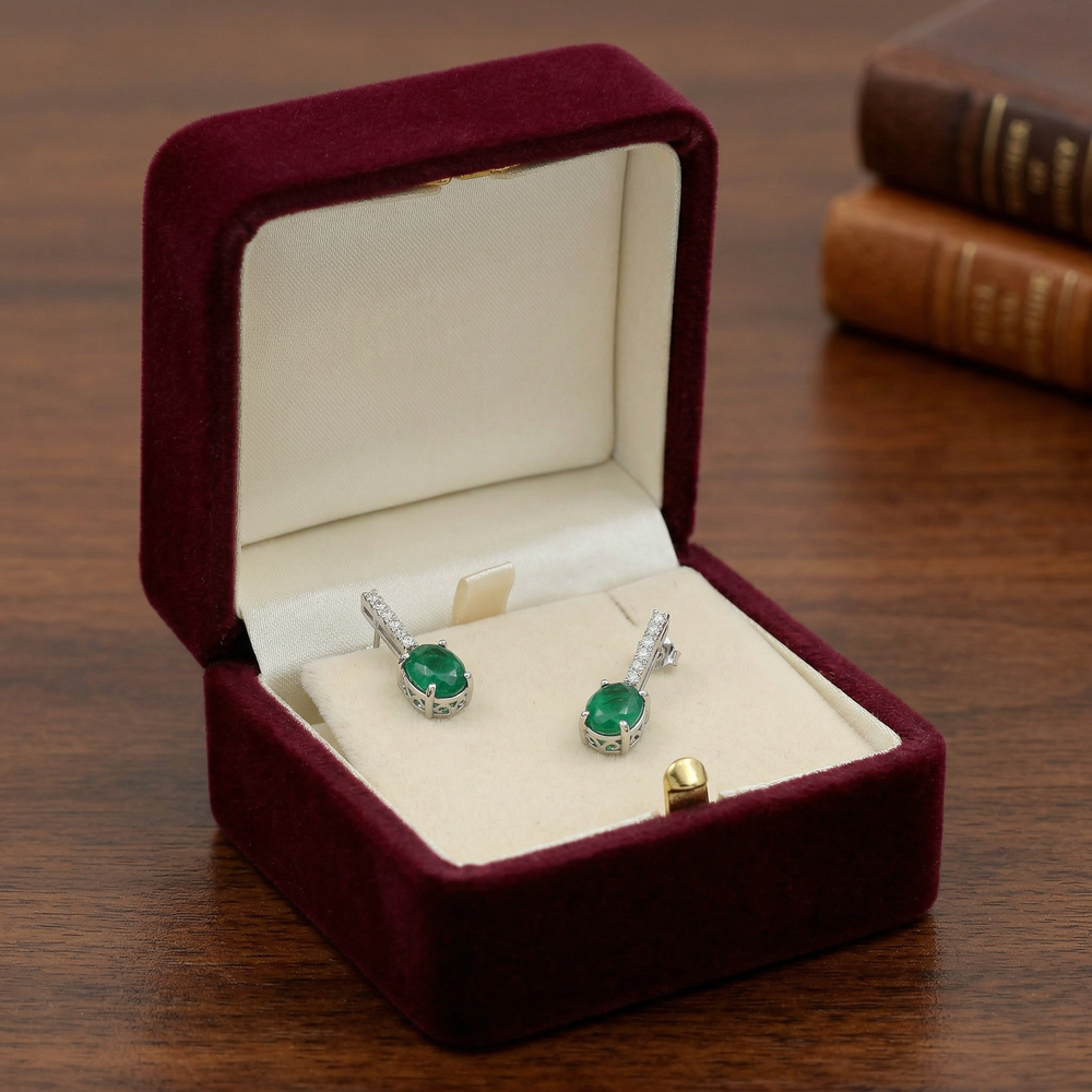 14KW  PREC COLOR CLASSIC BIRTHSTONE EARRING