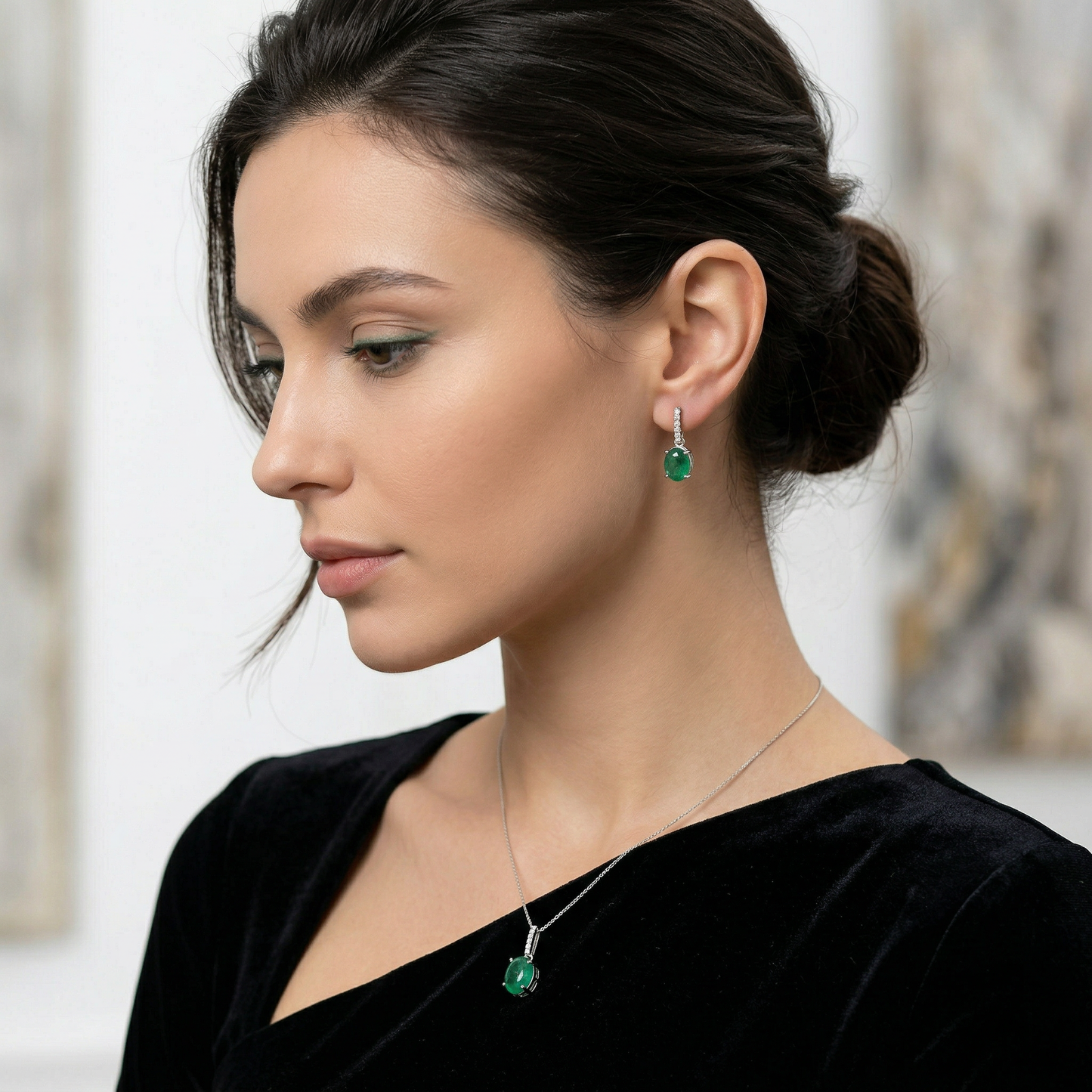 14KW  PREC COLOR CLASSIC BIRTHSTONE EARRING