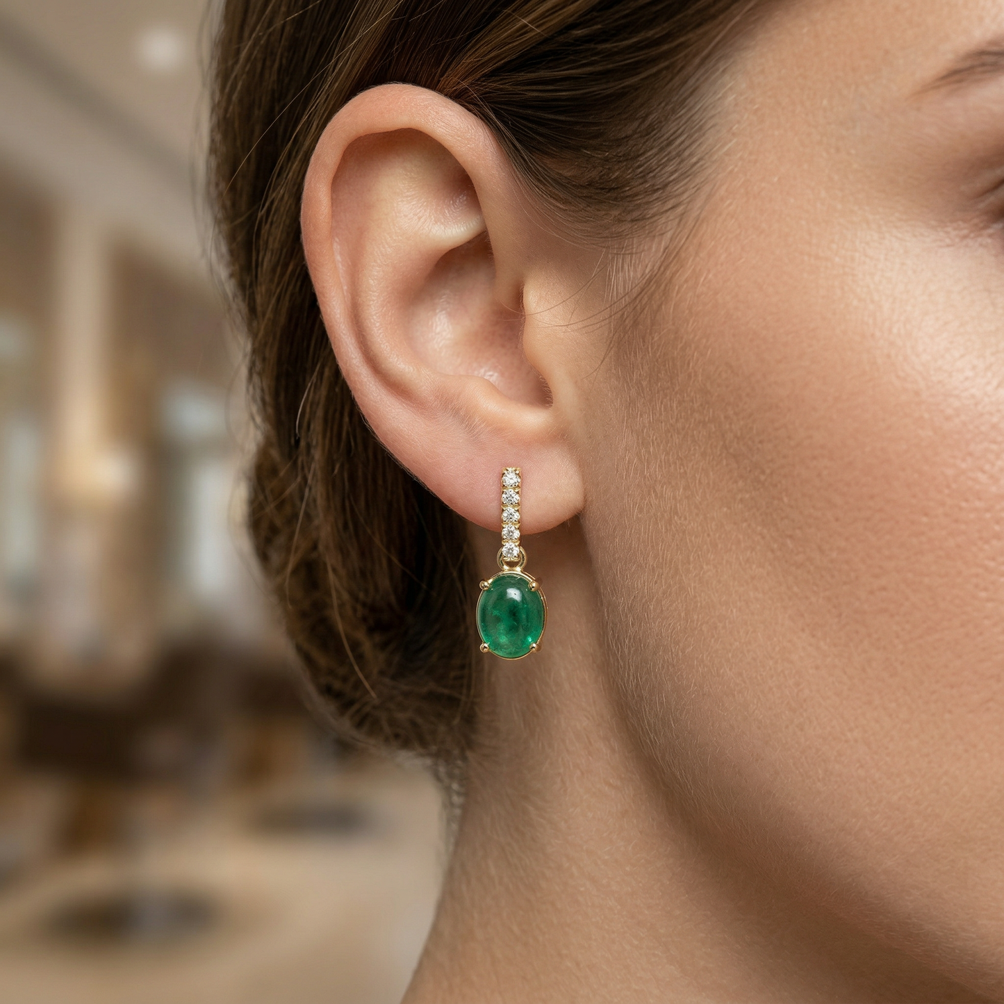 14KY PREC COLOR CLASSIC BIRTHSTONE EARRING