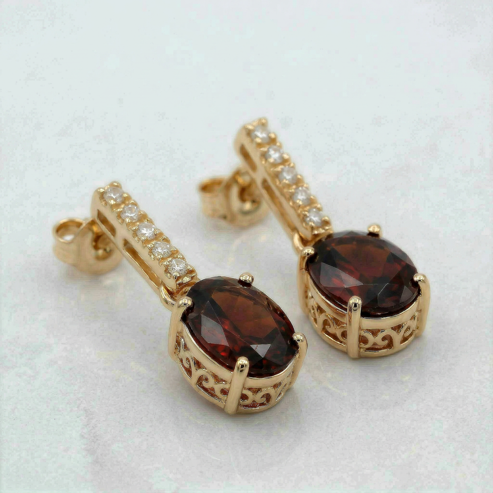 14KY SEMI PREC CLASSIC BIRTHSTONE EARRING