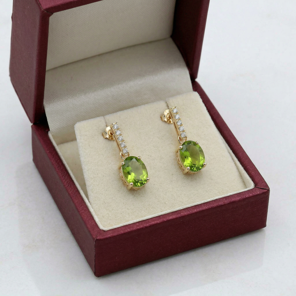14KY SEMI PREC CLASSIC BIRTHSTONE EARRING