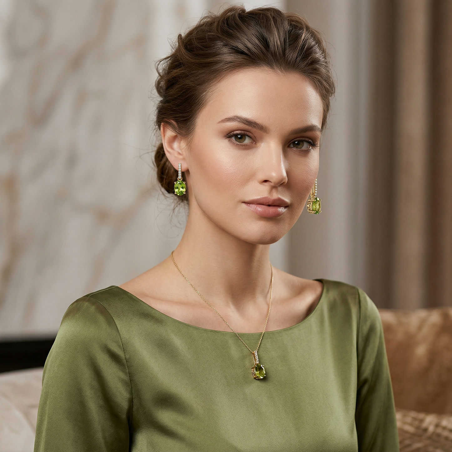 14KY SEMI PREC CLASSIC BIRTHSTONE EARRING