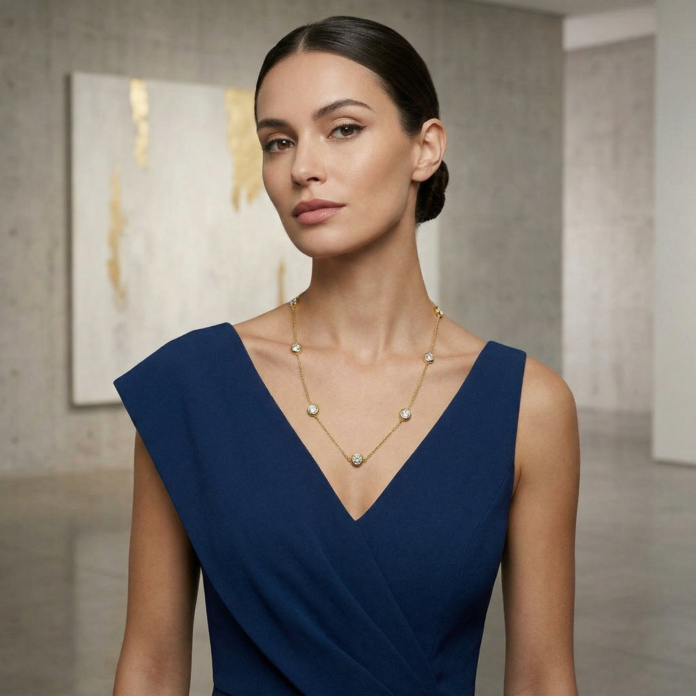 14KY  DIAMOND MIRACLE D.B.Y. NECKLACE