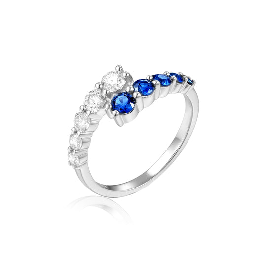 14KW PREC COLOR PRONG SET  RING