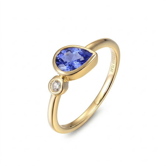 14KY SEMI PREC  BZL RING