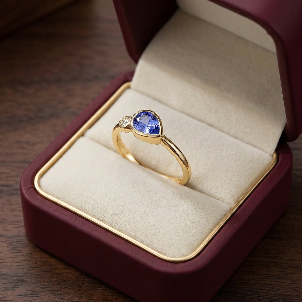 14KY SEMI PREC  BZL RING