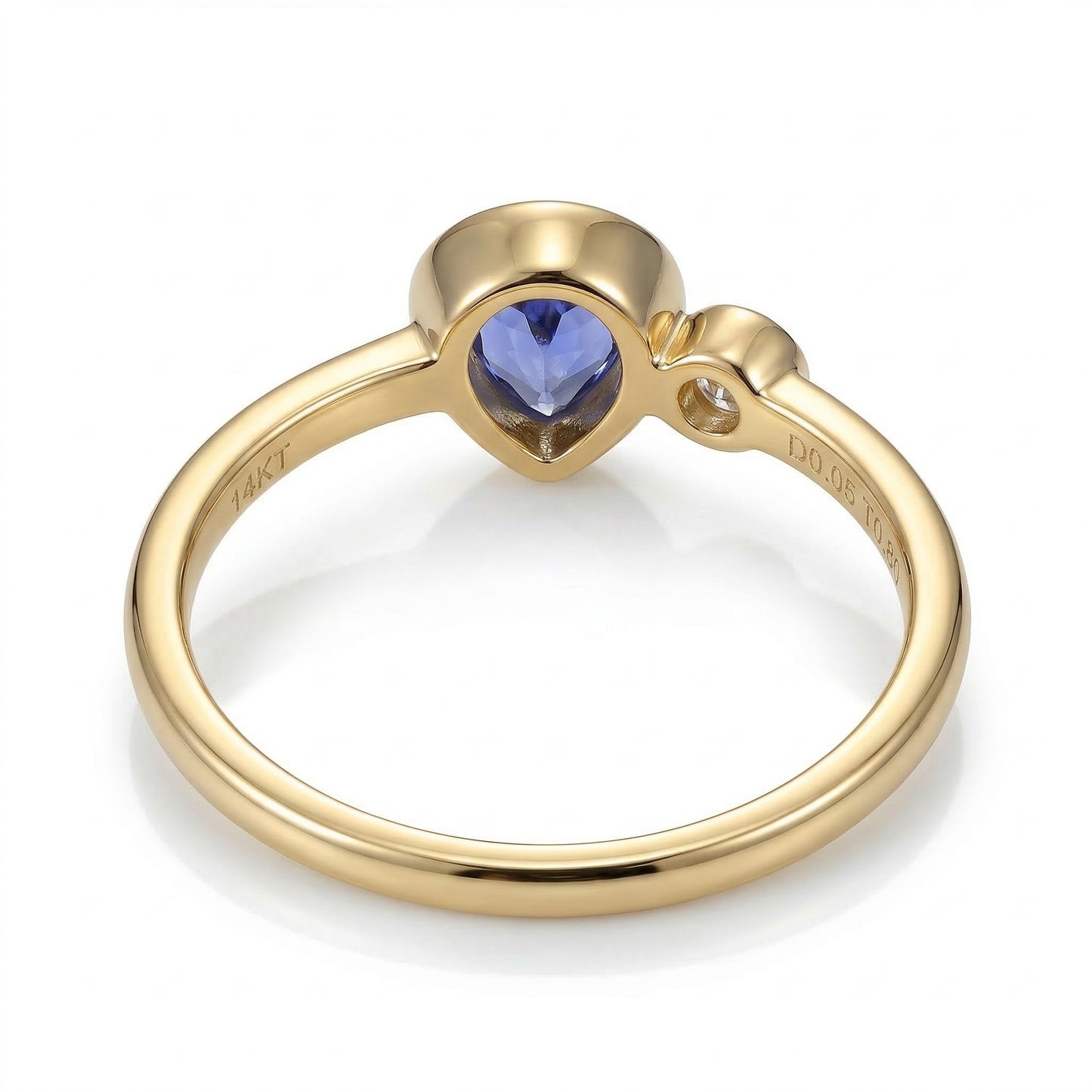 14KY SEMI PREC  BZL RING
