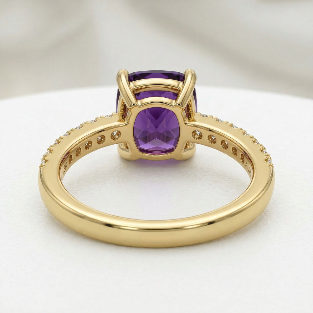 14KY SEMI PREC PRONG SET EAST WEST RING
