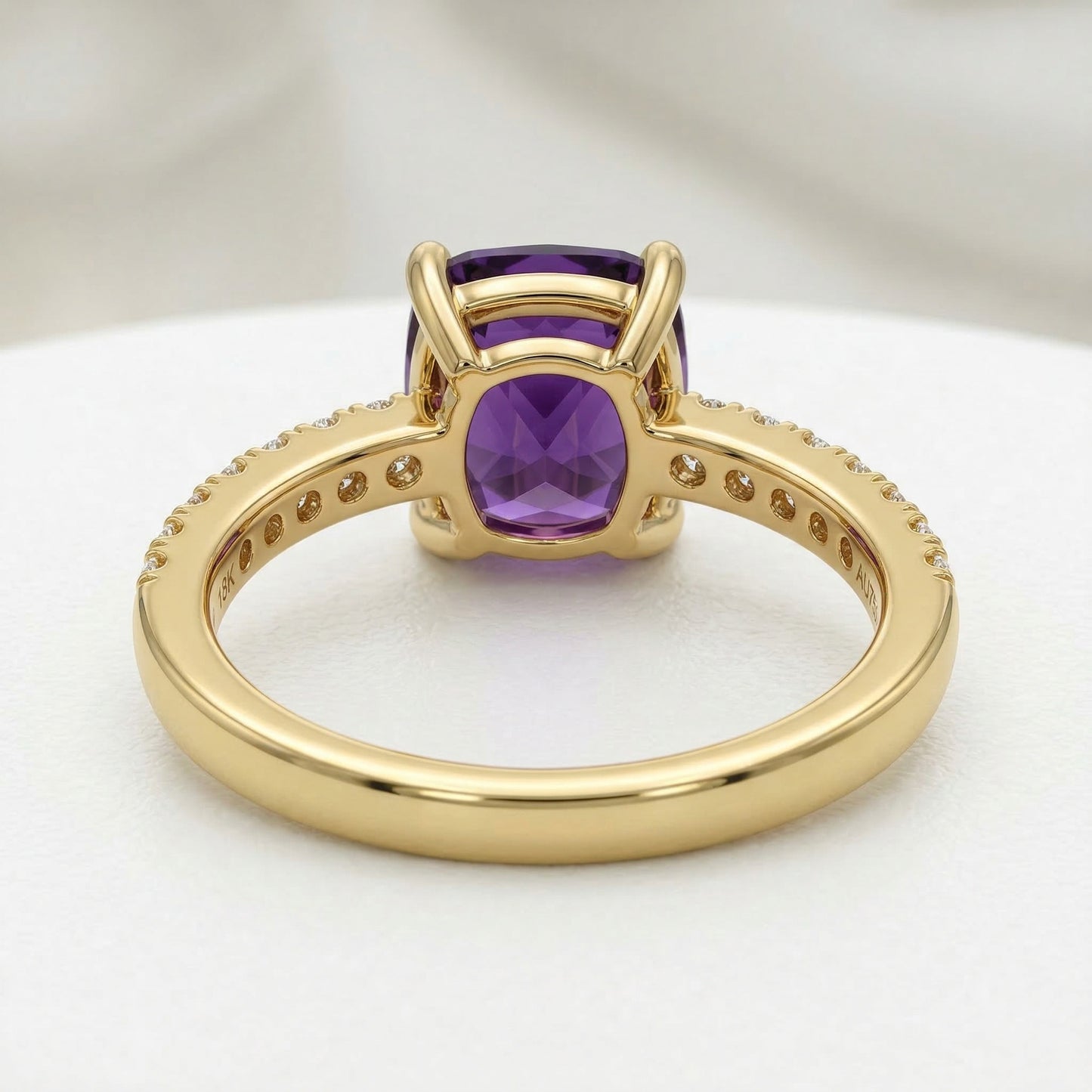 14KY SEMI PREC PRONG SET EAST WEST RING
